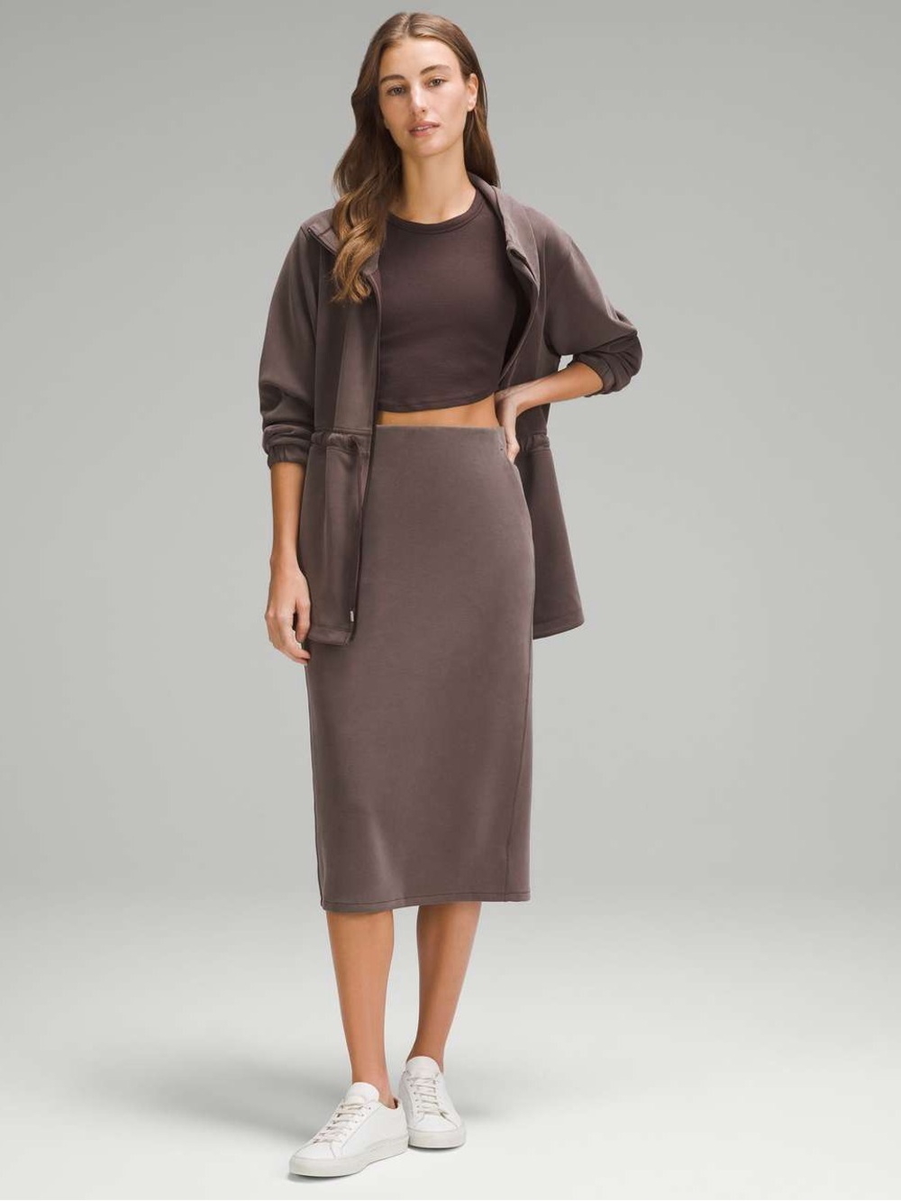 Lululemon Softstreme High-Rise Midi Skirt